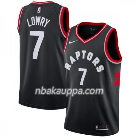 Toronto Raptors Kyle Lowry 7 Nike 2017-18 Musta Pelipaidat Swingman - Miesten